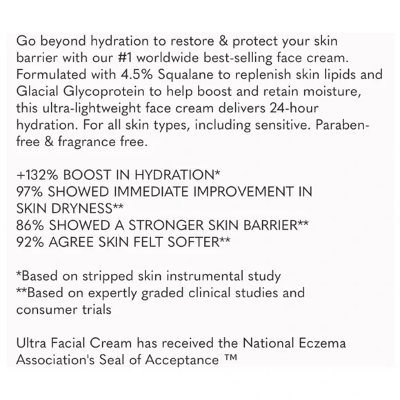 KIEHL’S Ultra Facial Cleanser (1oz) & Moisturizing Cream (.25 oz) NEW - Picture 5 of 5